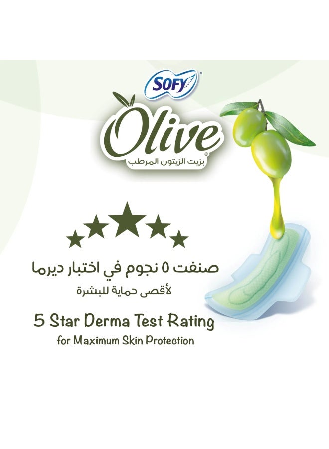 Sofy Olive Slim Large Cotton Pads Olive Oil Moisturizer Deep Absorb Pores 98% Of Users Found Them Soft On The Skin 30Pads - Image 2